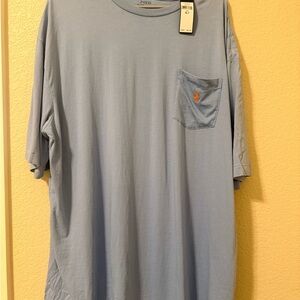 Classic Men's Light Blue Short Sleeve Tee
